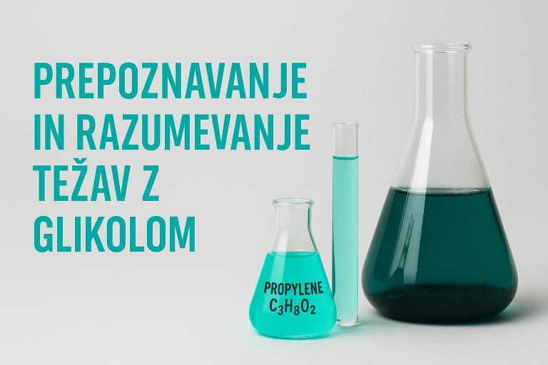Prepoznavanje tezav z glikolom